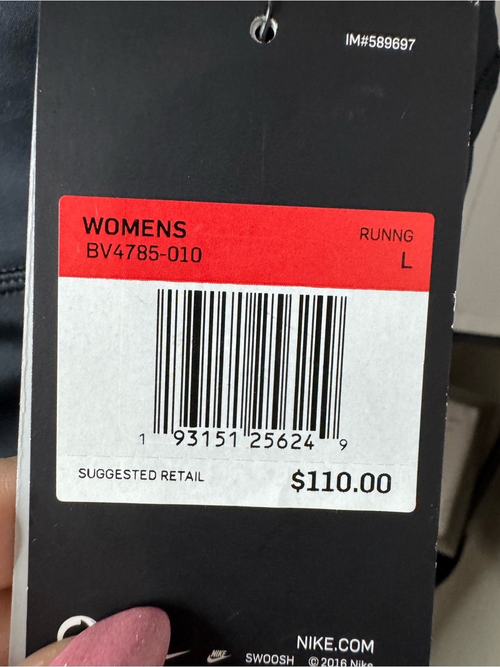 Nike Black Epic Lux Tight Fit Leggings - Picture 3 of 5